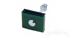 Крепление Скоба и болт М6х110  для Ограждения ГрандЛайн RAL 6005 зеленый мох