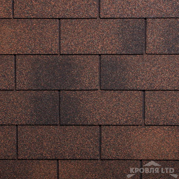 Гибкая черепица Ruflex  серия Премиум коллекция Tab Premium цвет Медный отлив