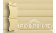 Сайдинг виниловый   GL Блок хаус двухслойный ванильный 3,0 м