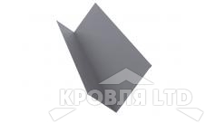 Планка примыкания 90х140, Полиэстер RAL 7004 сигнальный серый, толщина 0,45