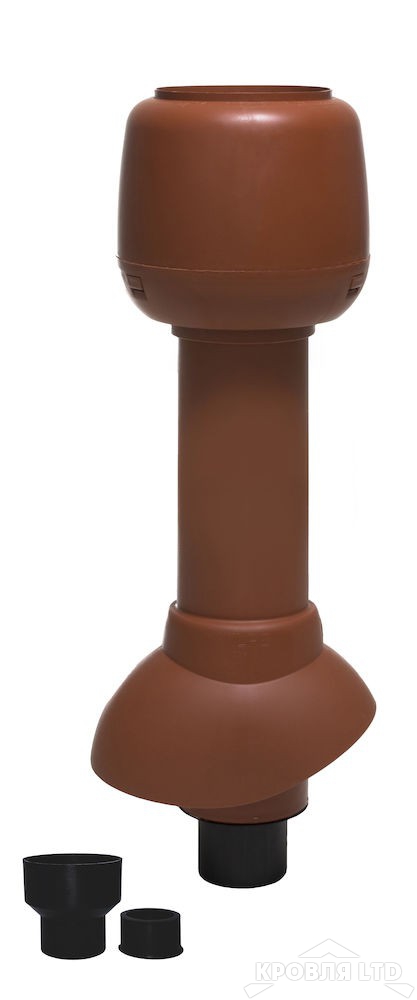 Вытяжная труба Vilpe 75Р/IS/500 цвет кирпичный