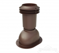 Выход вентиляции канализации Viotto для готовой мягкой и фальцевой кровли rall8017.