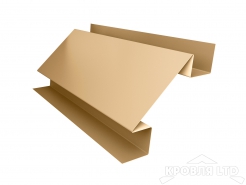 Планка угла внутреннего сложного, Полиэстер RAL 1014 слоновая кость, толщина 0,45