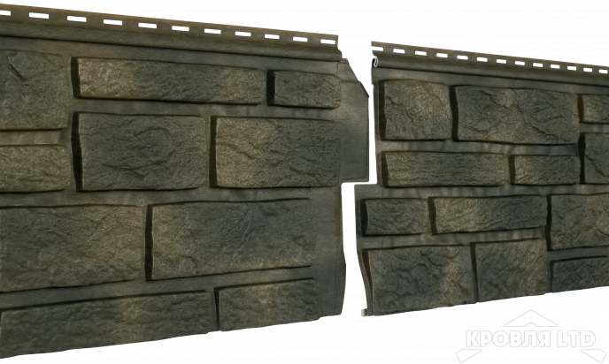Фасадная панель Ю-ПЛАСТ  Стоун Хаус S-Lock Таганай Таежный