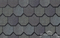 Гибкая черепица Certain Teed коллекция Carriage House Shangle цвет Gatehouse Slate