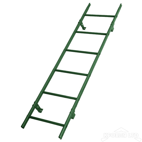 Кровельная лестница Rofsystems серия ELITE 400, Полиэстер RAL 6005
зеленый мох, 1,8м