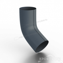 Колено трубы МЕТАЛЛ ПРОФИЛЬ Foramina Freeze D100 Grey