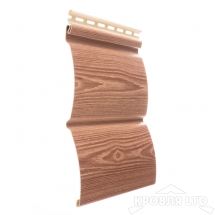 Сайдинг виниловый блок хаус Döcke Lux Монреаль цвет Рябина 3,6 м