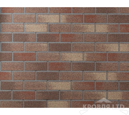 Фасадная плитка ТEХНОНИКОЛЬ HAUBERK цвет Английский кирпич