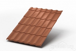 Металлочерепица Ламонтерра X, PURMAN RAL 8004 терракота, толщина 0,5