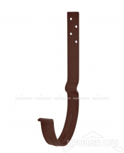 Кронштейн желоба для водостока длинный Аквасистем 150/100 230мм RAL 8017 шоколад