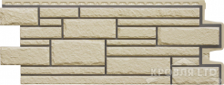 Фасадная панель Grand Line Камелот Design бежевый со швом RAL 7006