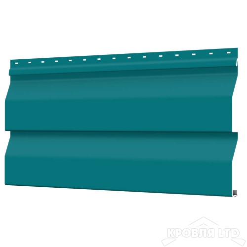 Сайдинг металлический Корабельная Доска, RAL 5021 Морская Волна, толщина 0,45