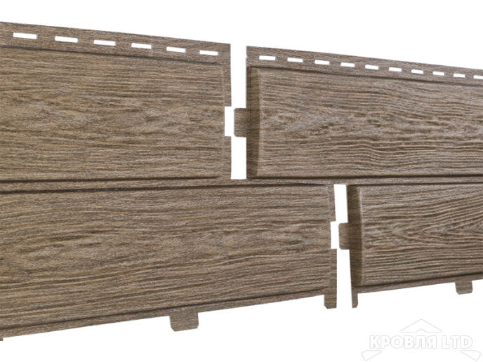 Фасадная панель Ю-ПЛАСТ Хокла Лиственница Медовая