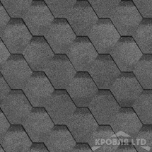 Гибкая черепица Шинглас серия Оптима коллекция Соната цвет Серый