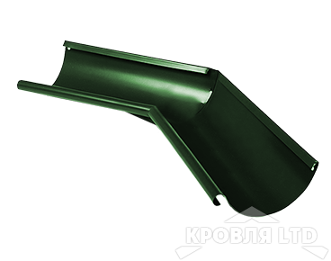 Угол желоба внутренний Foramina PUR 135 гр 150 мм RAL 6005 зеленый мох