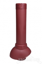 Вентиляционный выход Vilpe 110/500  цвет бордо