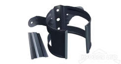 Кронштейн трубы на дерево Грендлайн 90мм RAL 7024 мокрый асфальт