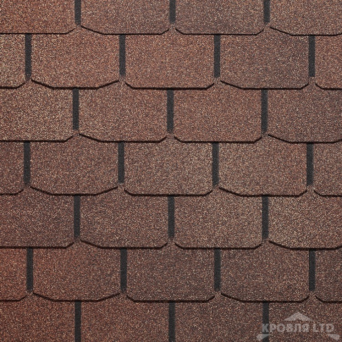 Гибкая черепица Дёке серия PREMIUM коллекция Цюрих цвет Арахис