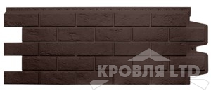 Фасадная панель Grand Line "Состаренный кирпич" Classic Коричневый