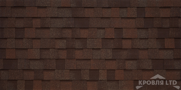 Гибкая черепица Тегола серия Категория БИЗНЕС UNICA PIEMONTE цвет Castagna Matura 122