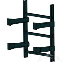 Пожарная лестница Универсальная Rofsystems П1-1, Ступень 800 мм Полиэстер RAL Цвет RAL  9005 
Черный, 1,05 м