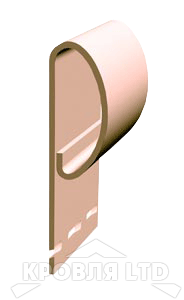 Финишный профиль Döcke цвет персик 3,00 м