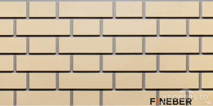 Фасадная панель FineBer  Кирпич клинкерный желтый