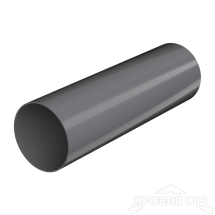 ТН ПВХ D125/82 ММ ТРУБА (3 М) СЕРЫЙ  Rall 7024