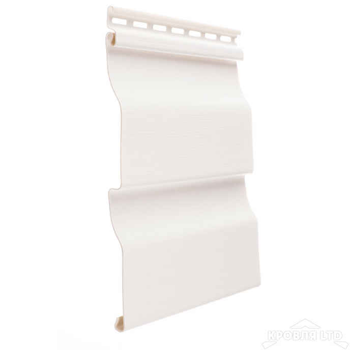 Сайдинг виниловый корабельный брус  Döcke Premium цвет пломбир 3,6 м