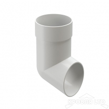 Наконечник трубы (отмёт) для водостока Деке Премиум  пломбир