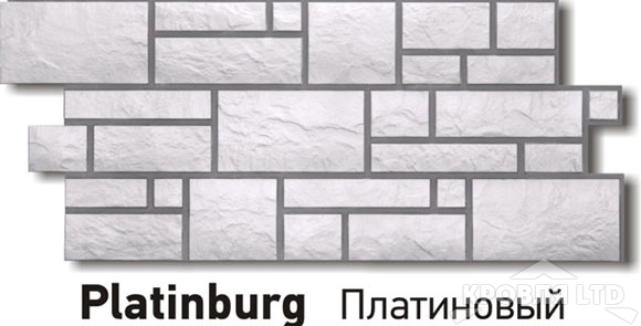 Фасадная панель Docke Burg Платиновый