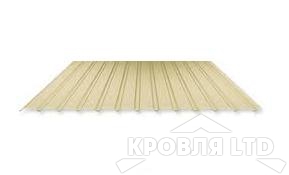 Профнастил С10, Полиэстер RAL 1014 слоновая кость, толщина 0,5