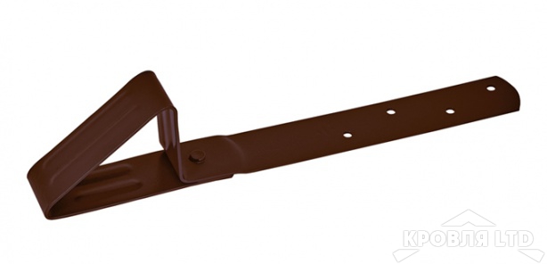 Снегозадержатель Aquasystem для мягкой кровли Цвет Коричневый (RAL8017)