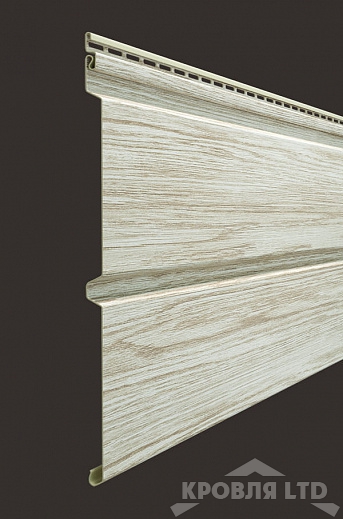 Сайдинг виниловый брус профилированный  Döcke Lux Монреаль цвет Орех 3,6 м