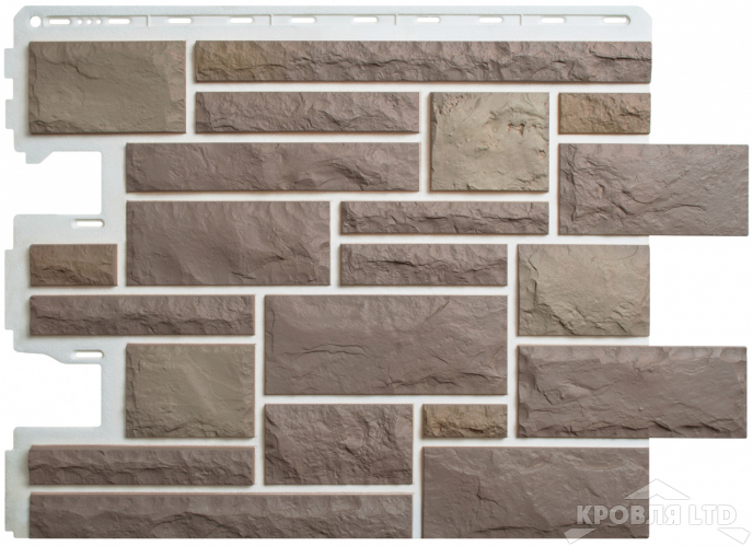 Фасадная панель Альта-Профиль Камень Пражский 03