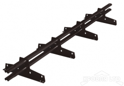 Снегозадержатель Roofsystems серия  ELITE 40*20, Полиэстер RAL 9005
черный темный, 3м