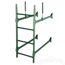 Стеновая лестница Rofsystems серия PRESTIGE ZN 400, Полиэстер RAL 6005
зеленый мох, 1,8м