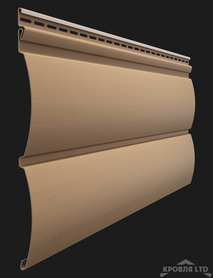 Сайдинг виниловый блок хаус  Döcke Premium цвет капучино 3,6 м