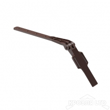 крепление регулируемое для водостока Деке Премиум  шоколад