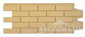Фасадная панель Grand Line "Клинкерный кирпич" Classic Песочный