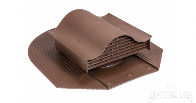 Аэратор кровельный HUOPA - KTV  цвет коричневый для гибкой черепицы или фальцевой кровли