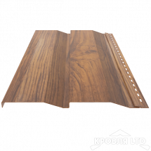 Сайдинг металлический Корабельная Доска, под дерево Орех 3Д, толщина 0,45
