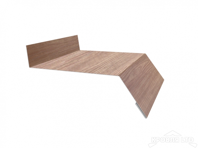 Отлив 100, под дерево White Dub, толщина 0,45