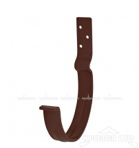 Кронштейн желоба для водостока короткий Аквасистем 150/100 160мм RAL 8017 шоколад