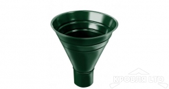 Воронка водосборная, Грендлайн 125/90 мм RAL 6005 зеленый мох