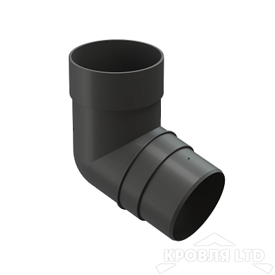 ТН ПВХ D125/82 ММ КРОНШТЕЙН ЖЕЛОБА СЕРЫЙ  Rall 7024