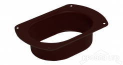 Воронка врезная Vortex 125/90 RAL 8017 шоколад