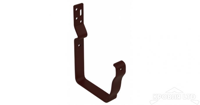 Крюк короткий полоса Vortex 127мм RAL 8017 шоколад