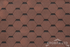 Гибкая черепица Шинглас серия Комфорт коллекция Сальса цвет Личи